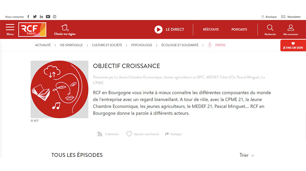 On parle de SIRAC MODEL sur RCF Bourgogne | SIRAC ETTP