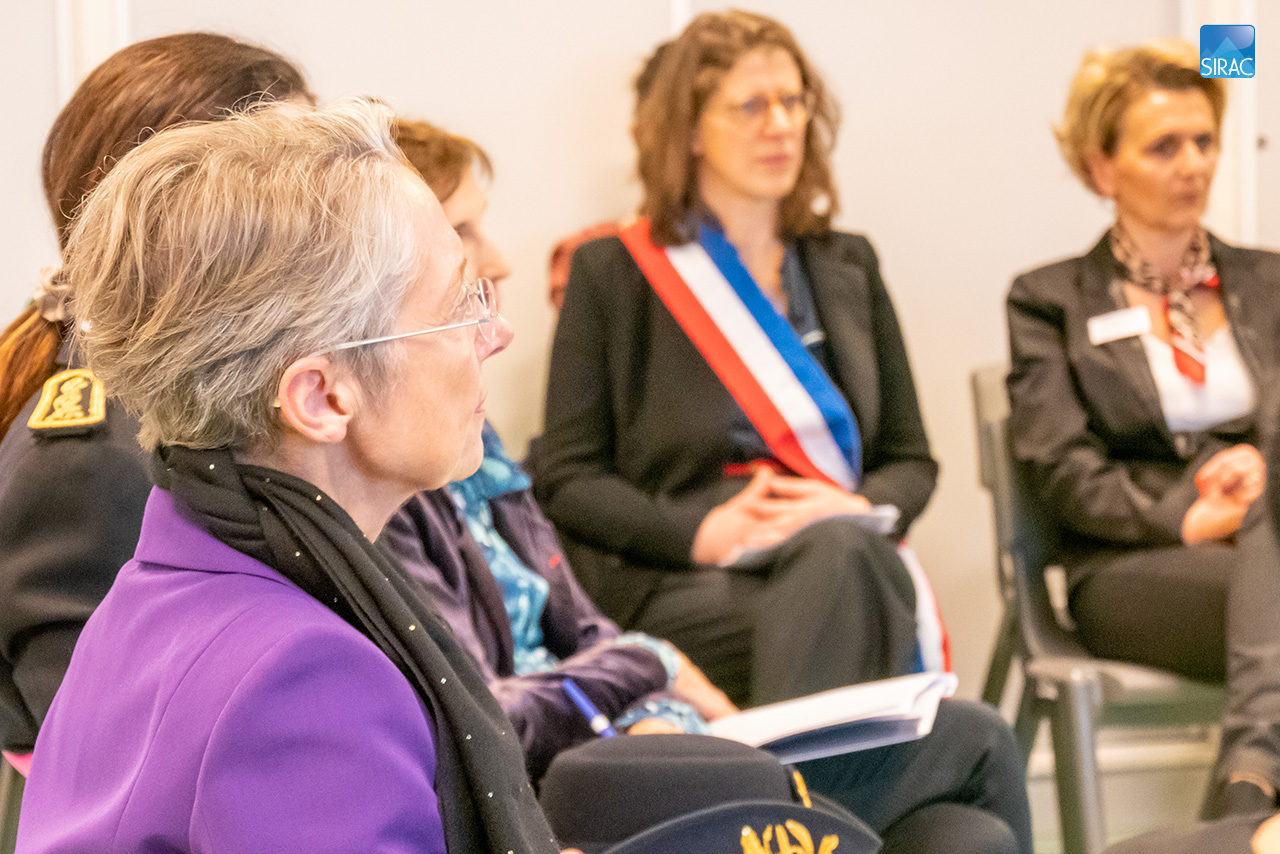 Elisabeth BORNE rencontre l'équipe du GE SIRAC Lyon