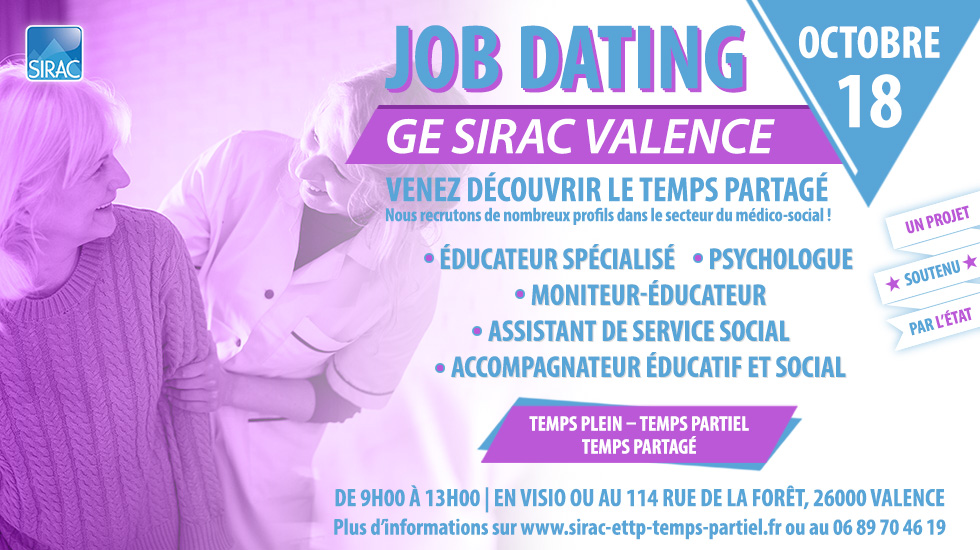 GE SIRAC VALENCE - Job Dating le 18 octobre 2022