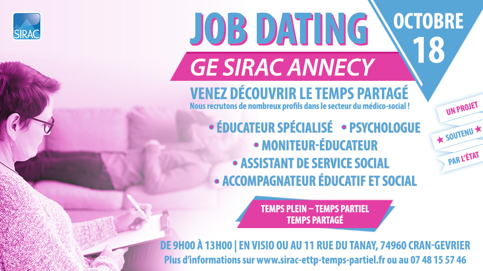 GE SIRAC ANNECY - Job Dating le 18 octobre 2022