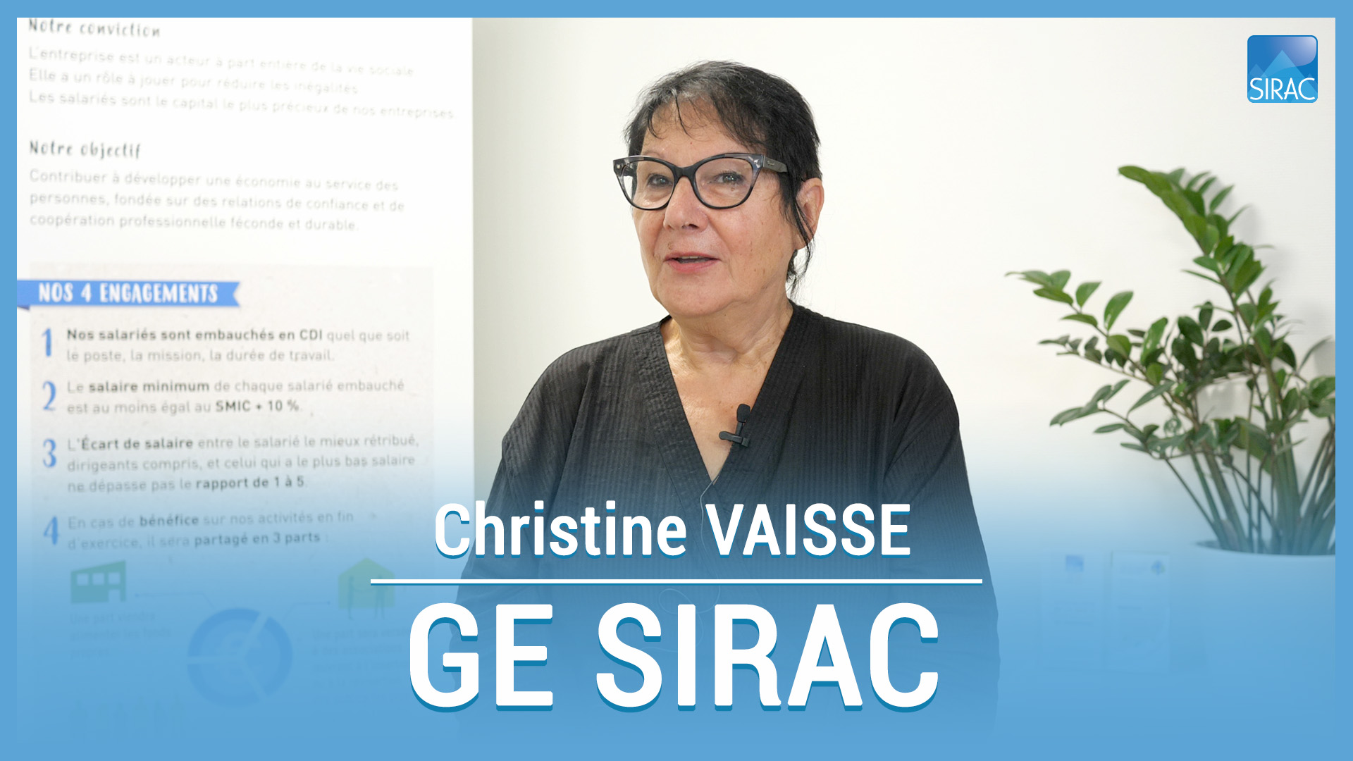Mme Christine VAISSE, présidente du GE SIRAC