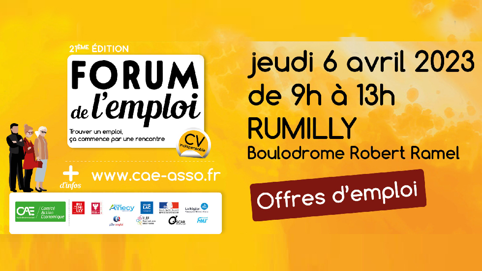 Forum de l'emploi de Rumilly | SIRAC Annecy
